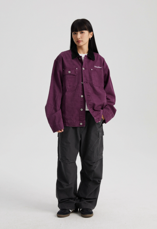 Wassup House M51 Washed & Old Plaid Work Pants