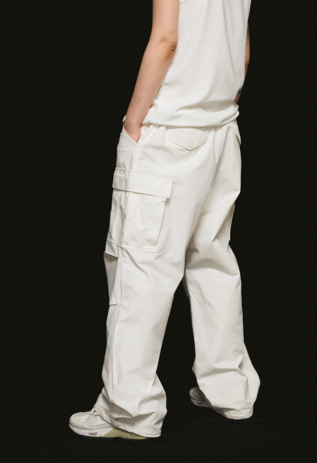 Wassup House M51 Washed & Old Plaid Work Pants