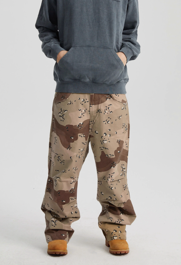 Wassup House Tree Camouflage Old Work Pants