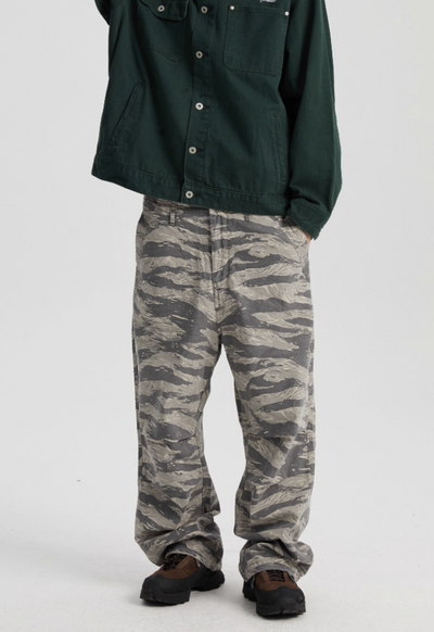 Wassup House Tree Camouflage Old Work Pants