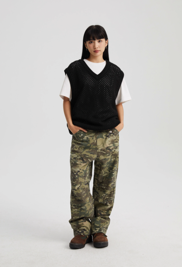 Wassup House Tree Camouflage Old Work Pants