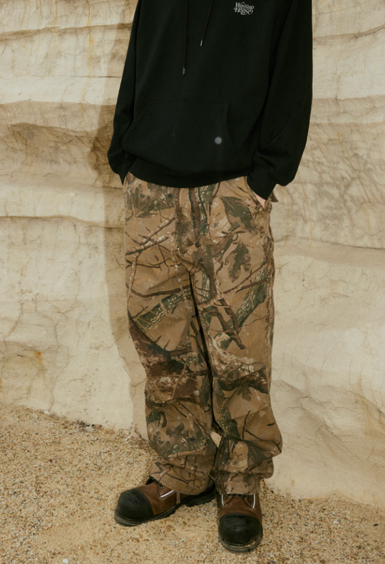 Wassup House Tree Camouflage Old Work Pants