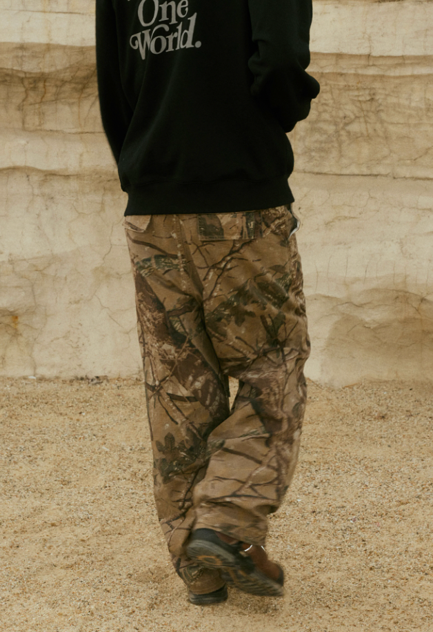 Wassup House Tree Camouflage Old Work Pants