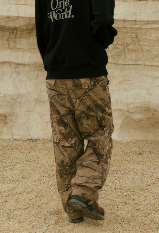 Wassup House Tree Camouflage Old Work Pants