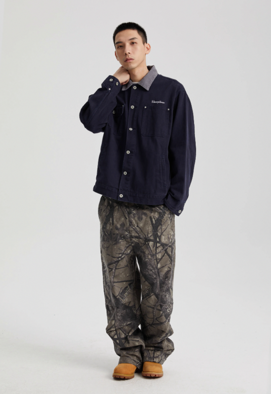 Wassup House Tree Camouflage Old Work Pants