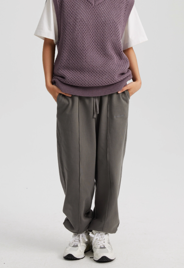 Wassup House Center Seam Basic Sweat Pants