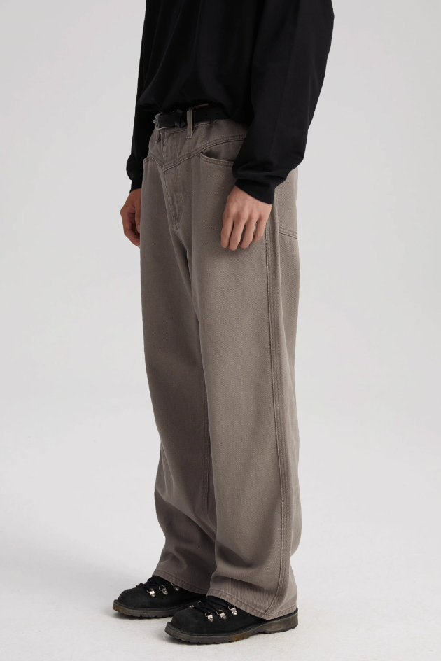 Wassup House Washed Split Work Pants