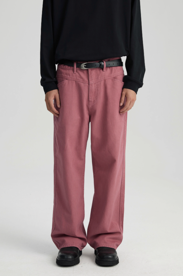 Wassup House Washed Split Work Pants