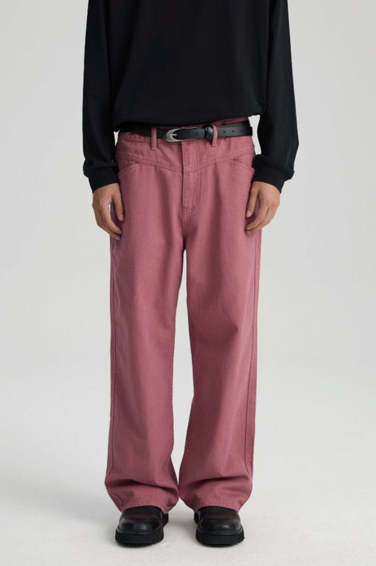 Wassup House Washed Split Work Pants