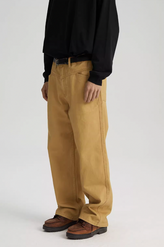 Wassup House Washed Split Work Pants