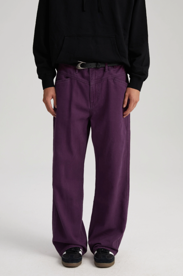 Wassup House Washed Split Work Pants