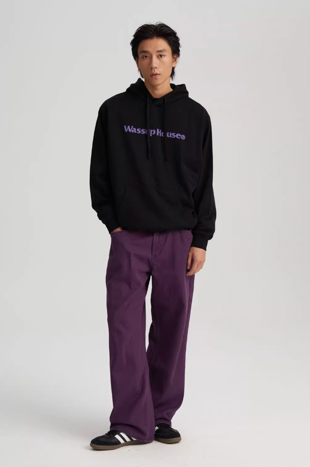 Wassup House Washed Split Work Pants