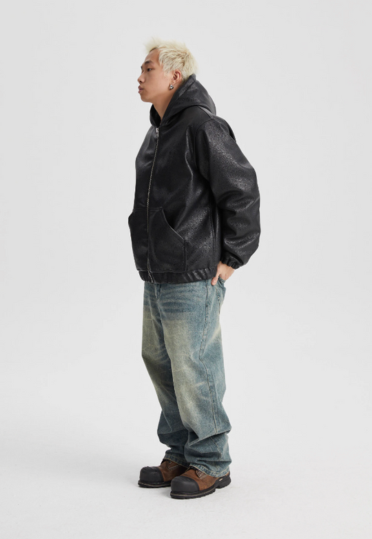 Wassup House Water Ripple Wash Denim Jeans