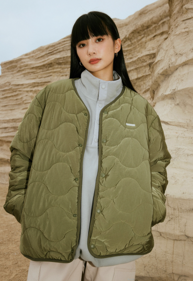 Wassup House Reversible Military Quilt Jacket