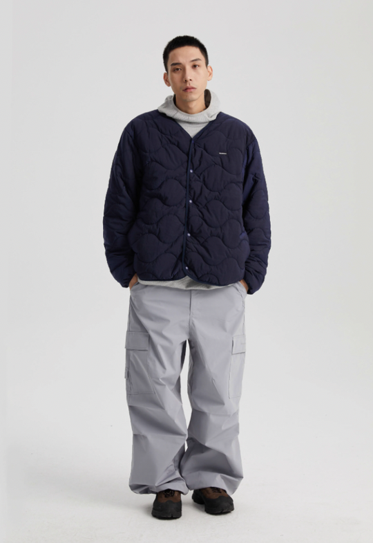 Wassup House Reversible Military Quilt Jacket