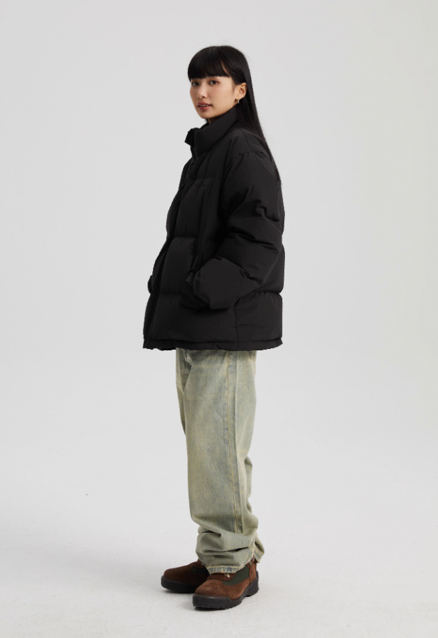 Wassup House Basic Stand Up Collar Down Jacket