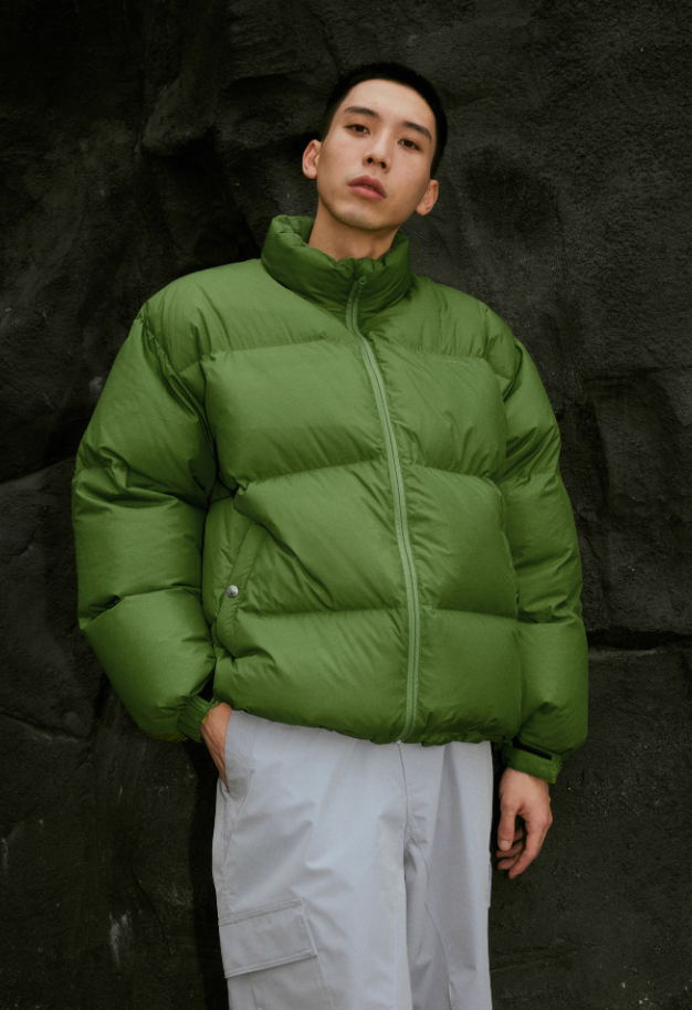 Wassup House Basic Stand Up Collar Down Jacket