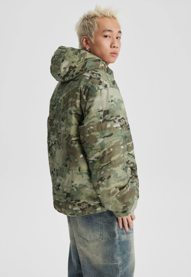 Wassup House Camouflage Hooded Jacket