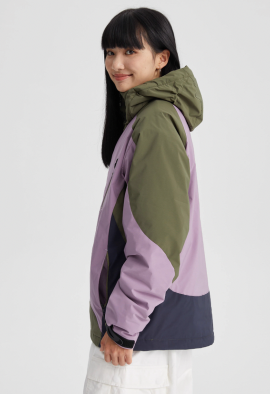 Wassup House Color Blocking Waterproof Hooded Jacket