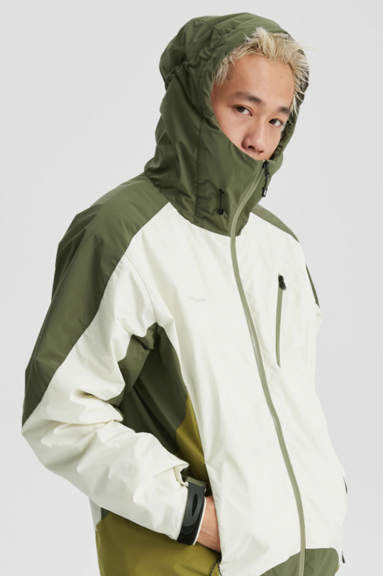 Wassup House Color Blocking Waterproof Hooded Jacket