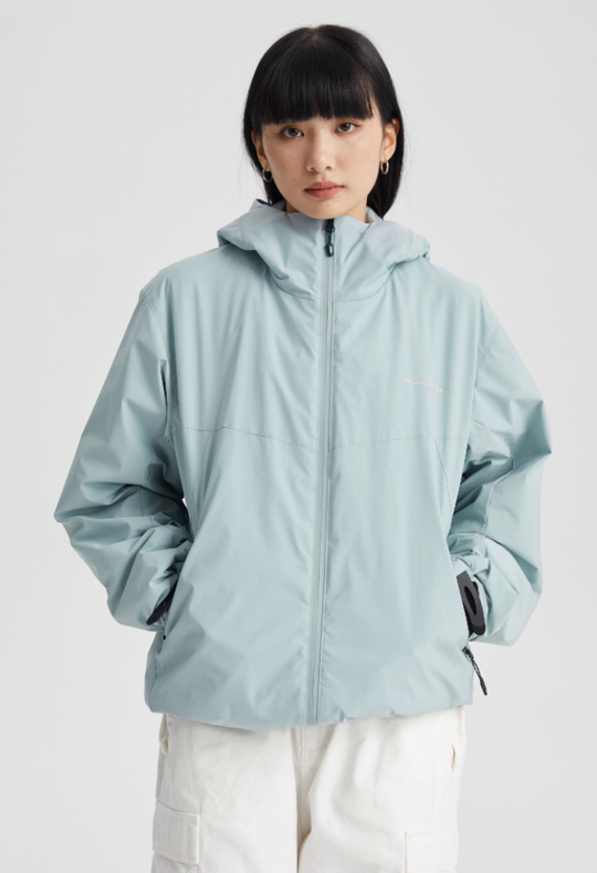 Wassup House Split Waterproof Hooded Jacket