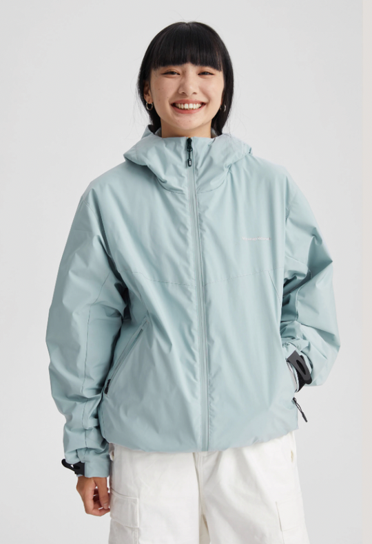 Wassup House Split Waterproof Hooded Jacket