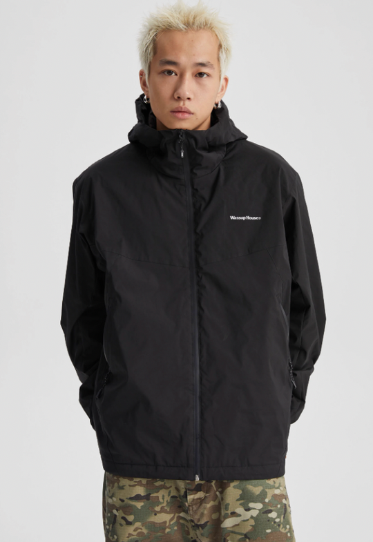 Wassup House Split Waterproof Hooded Jacket