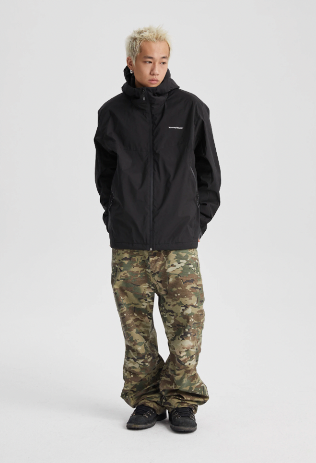 Wassup House Split Waterproof Hooded Jacket