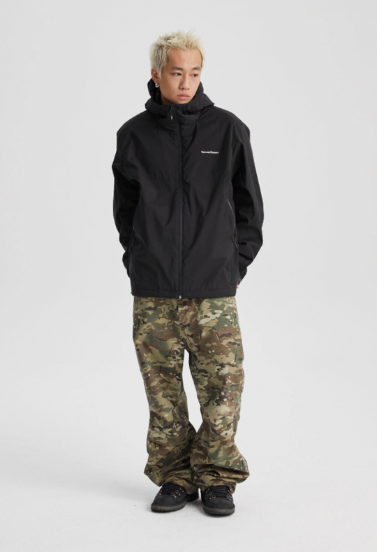 Wassup House Split Waterproof Hooded Jacket
