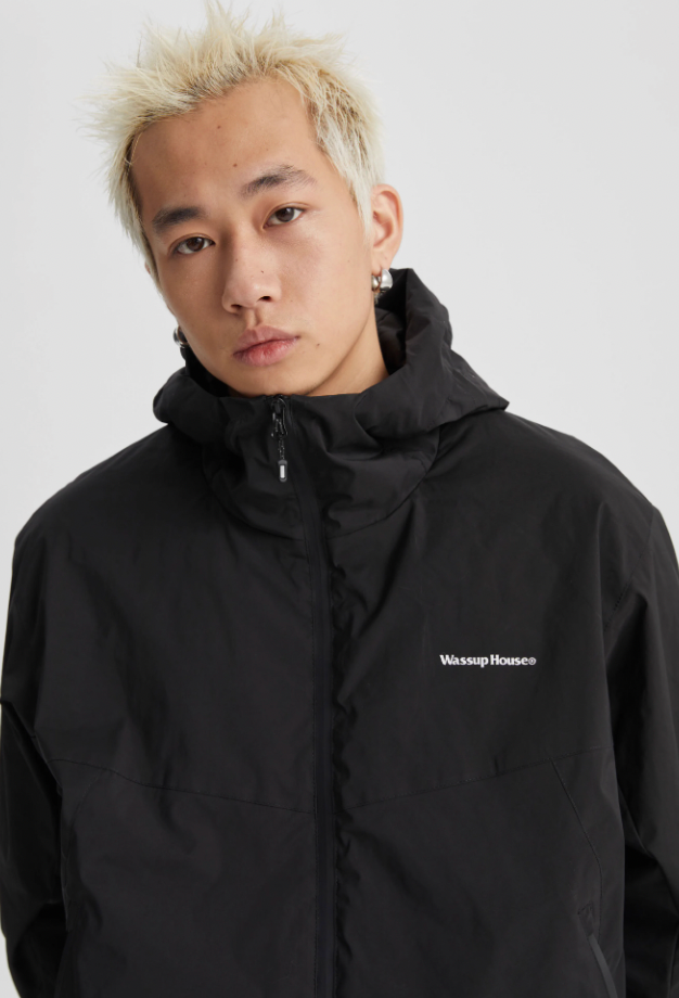 Wassup House Split Waterproof Hooded Jacket