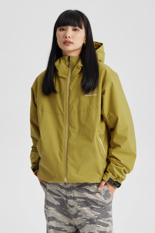 Wassup House Split Waterproof Hooded Jacket