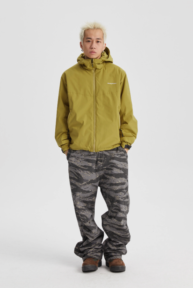 Wassup House Split Waterproof Hooded Jacket