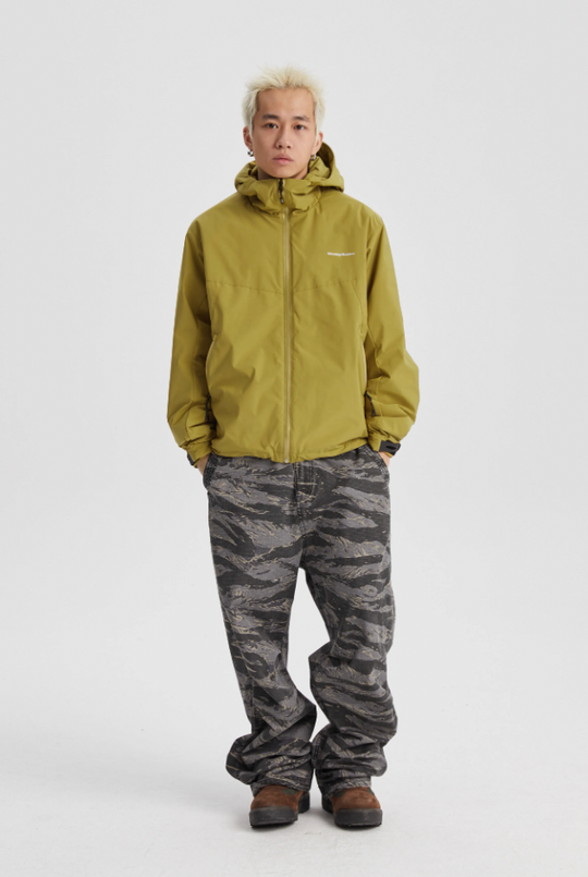 Wassup House Split Waterproof Hooded Jacket