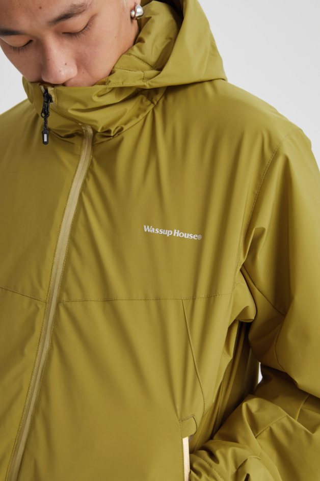 Wassup House Split Waterproof Hooded Jacket
