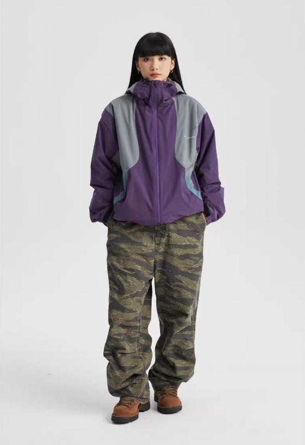 Wassup House Color Blocking Waterproof Down Jacket