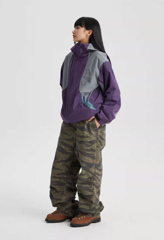 Wassup House Color Blocking Waterproof Down Jacket