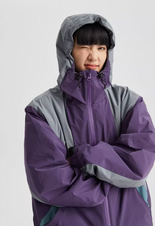 Wassup House Color Blocking Waterproof Down Jacket