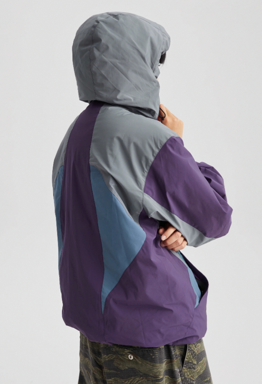 Wassup House Color Blocking Waterproof Down Jacket