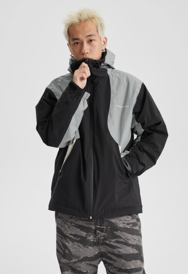 Wassup House Color Blocking Waterproof Down Jacket