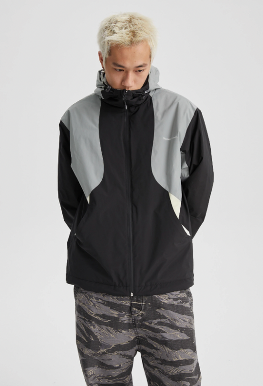 Wassup House Color Blocking Waterproof Down Jacket