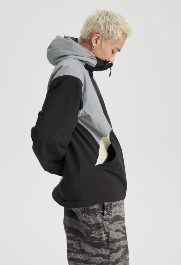 Wassup House Color Blocking Waterproof Down Jacket