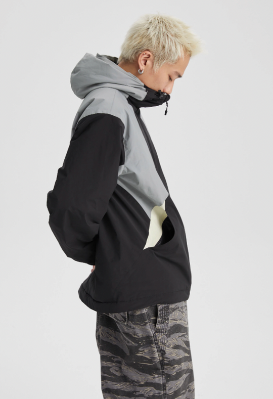 Wassup House Color Blocking Waterproof Down Jacket