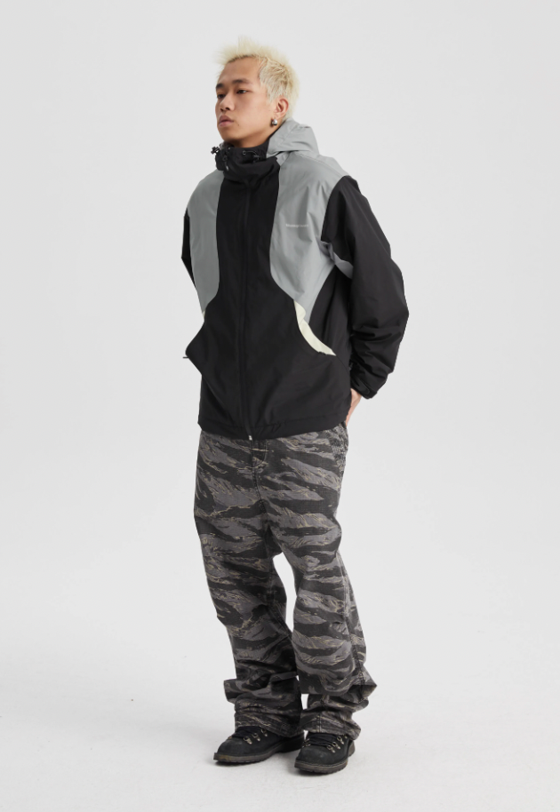 Wassup House Color Blocking Waterproof Down Jacket