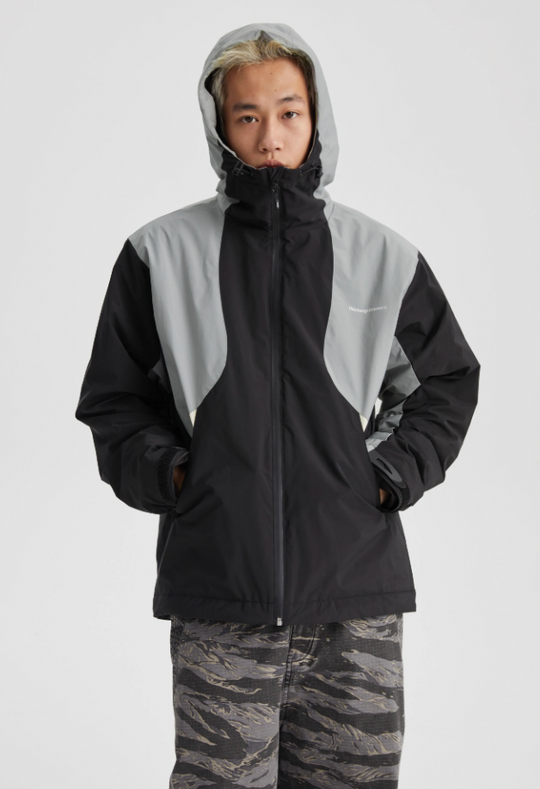 Wassup House Color Blocking Waterproof Down Jacket