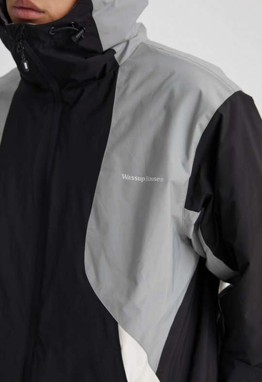 Wassup House Color Blocking Waterproof Down Jacket
