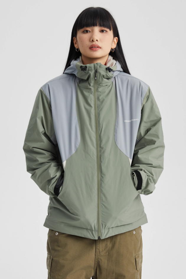 Wassup House Color Blocking Waterproof Down Jacket