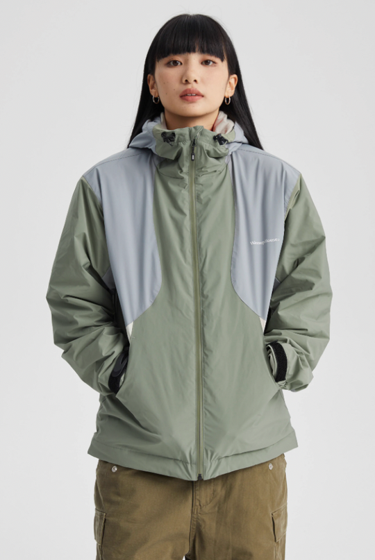 Wassup House Color Blocking Waterproof Down Jacket
