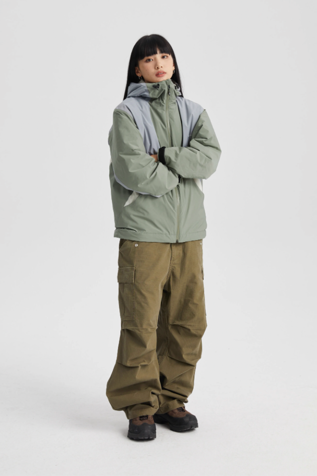 Wassup House Color Blocking Waterproof Down Jacket