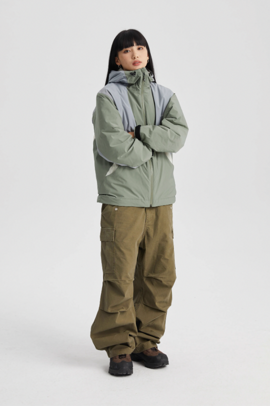 Wassup House Color Blocking Waterproof Down Jacket