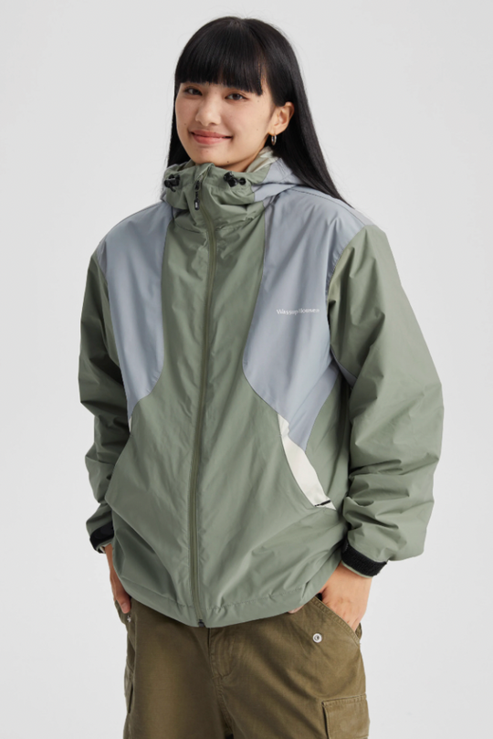 Wassup House Color Blocking Waterproof Down Jacket